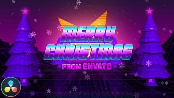 Retro 80s Christmas Wishes - - VideoHive 34641226