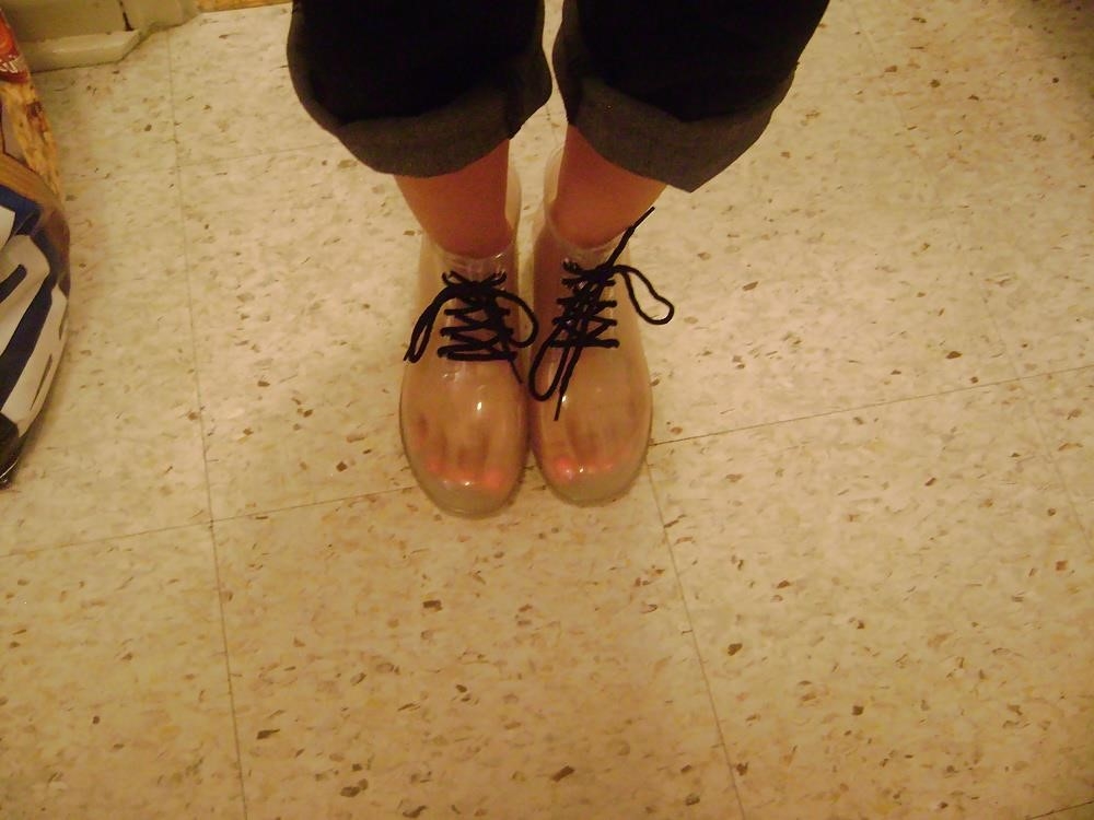 Sorel heel rain boots-8385