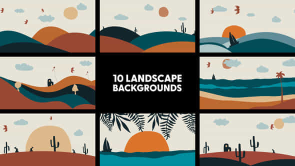 Landscape Backgrounds - VideoHive 47707928