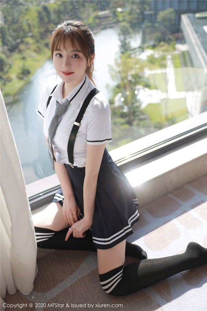 模范学院yoo优优清纯校服系列写真(58)