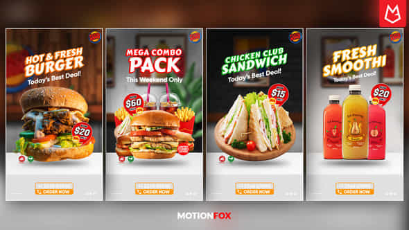 Food Menu Promo - VideoHive 33521462