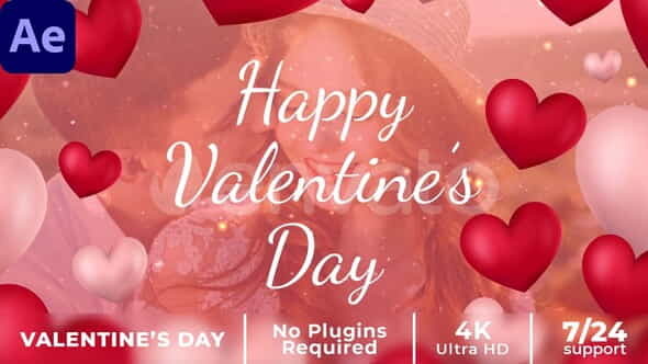 Valentines Day Intro - VideoHive 35953507