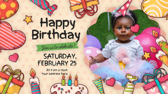 Happy Birthday Intro - VideoHive 45590020