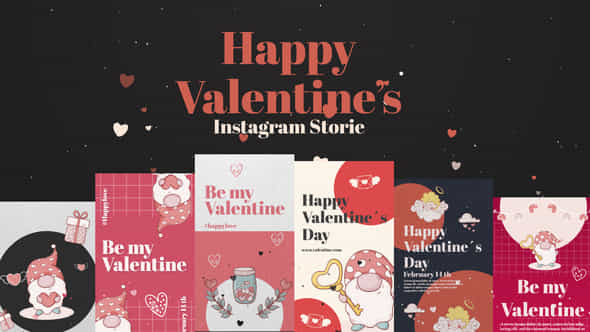 Happy Valentines Instagram Storie - VideoHive 50335759