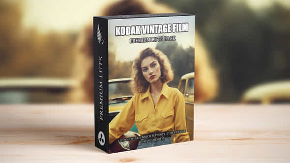 Classic Kodak Film Look Luts Cinematic Vintage Presets For Video Editors - VideoHive 50487151