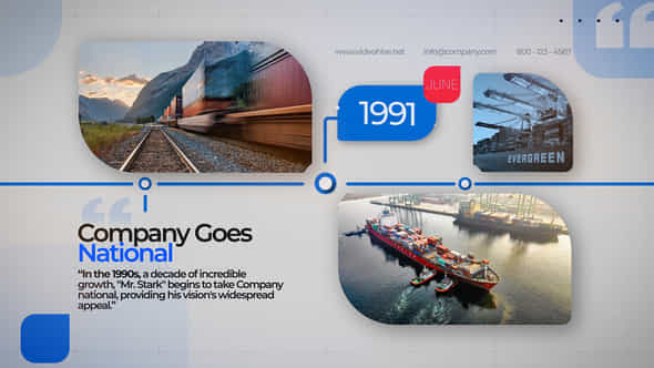 Business Company Timeline - VideoHive 42884238