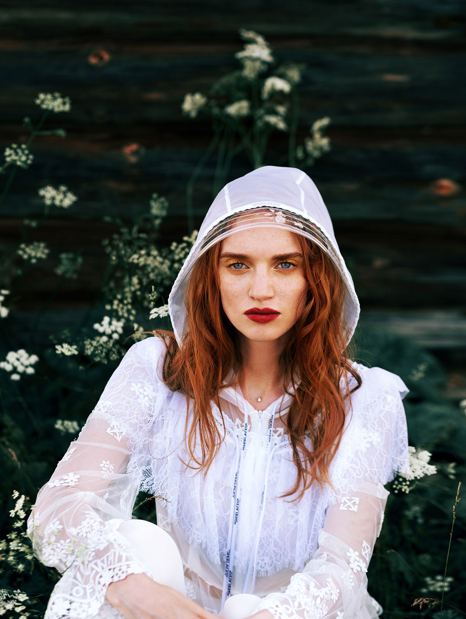 Ksenia, Elena Schumskaya by Andrey Yakovlev + Lili Aleeva Модные наряды в деревенских интерьерах / фото 15