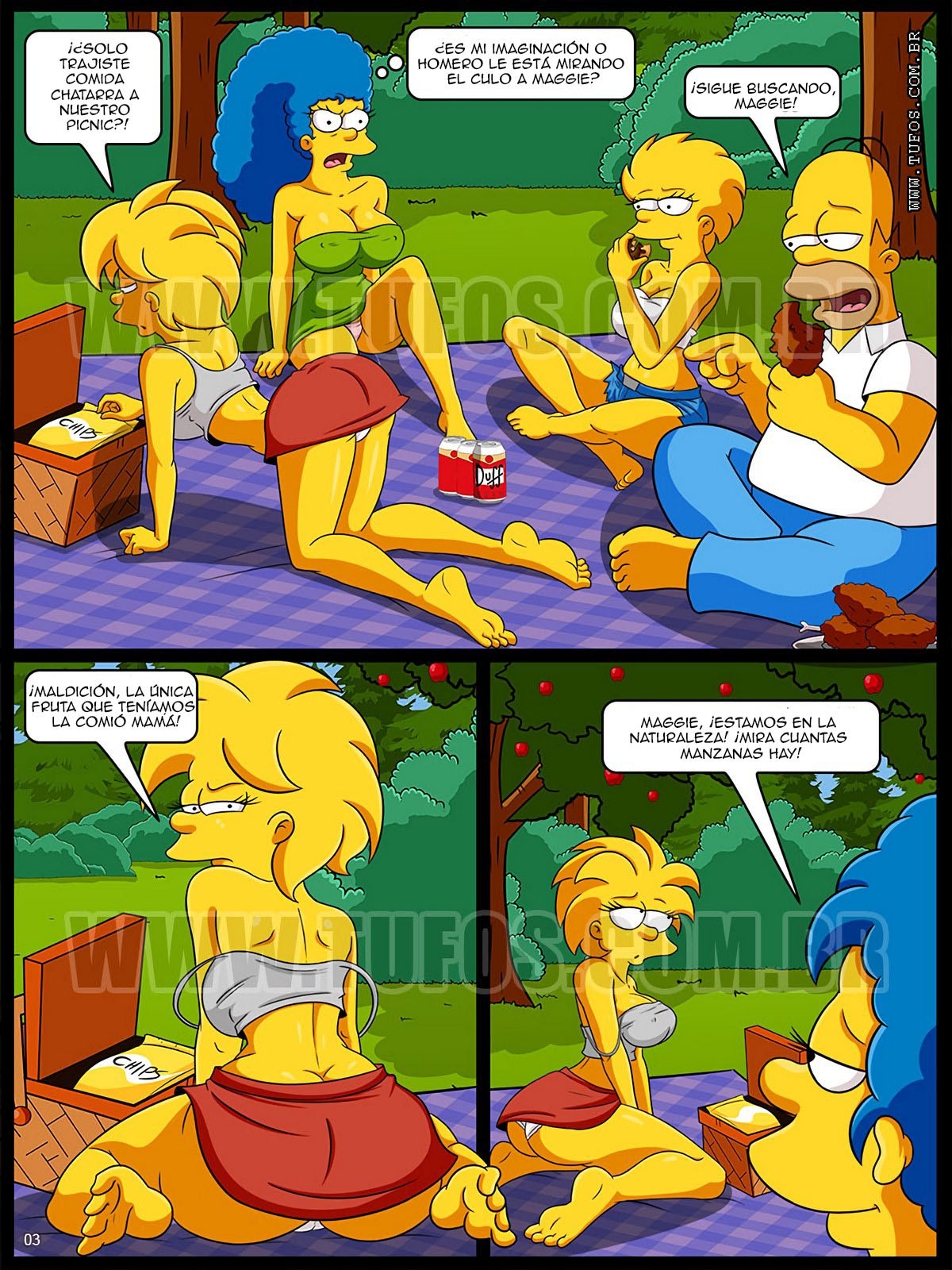 Picnic Prohibido – Los Simpsons (spanish)