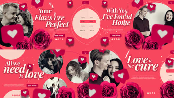 Happy Valentines Day - VideoHive 50335906