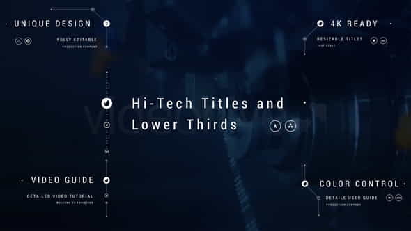 Hi-Tech Titles and Lower Thirds - VideoHive 21972869