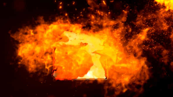 Trailing Fire Logo - VideoHive 18376452
