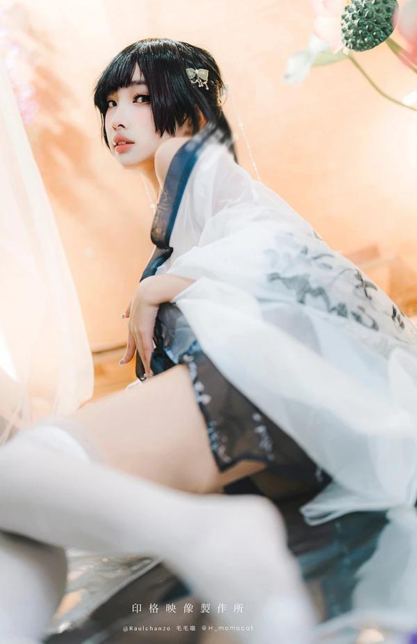 甜美福利姬慕慕Momo 古韵风华无圣光唯美图(23)
