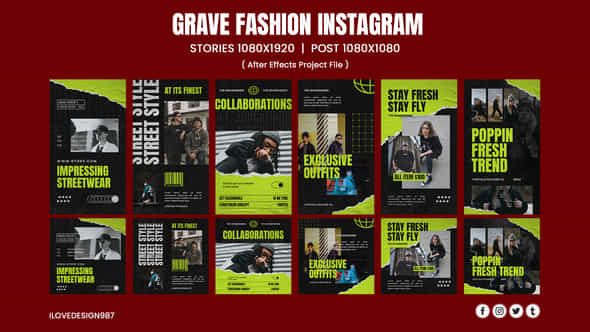 Durio Fashion Instagram - VideoHive 46171374