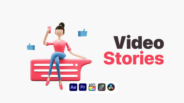Explainer Girl Video Stories - VideoHive 50622965