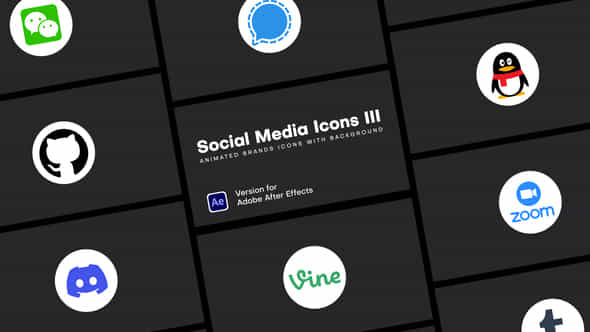 Social Media Icons - VideoHive 43741782