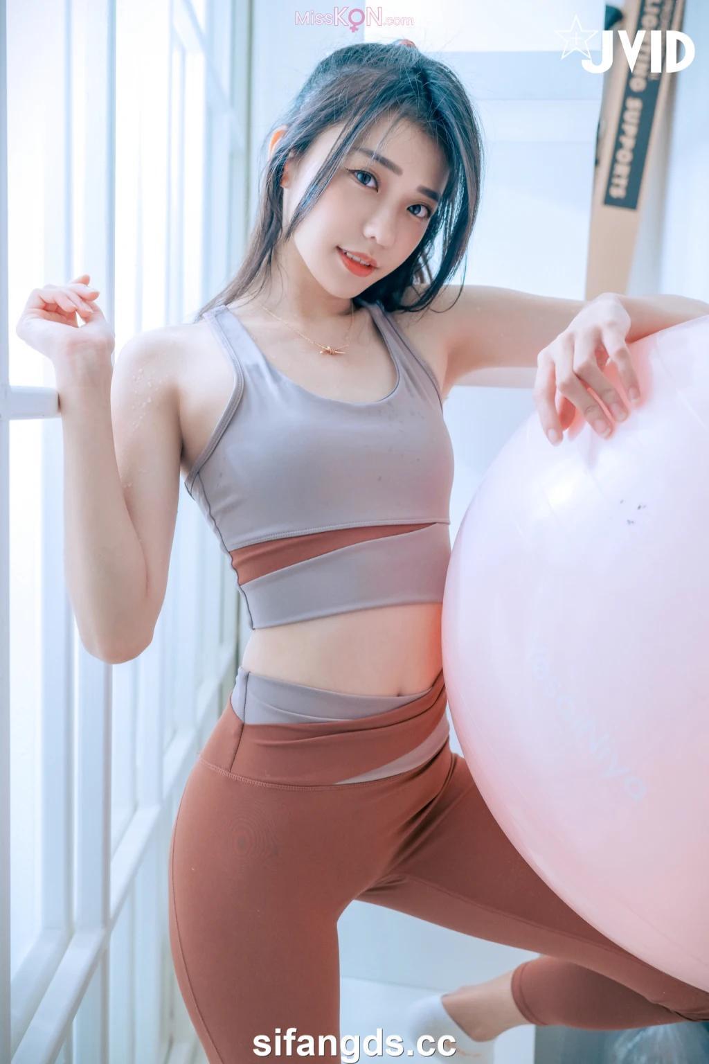 [JVID] 妍妍 Angel:【禁忌瑜珈課程】 瑜珈教練的秘密 裸體私人課程 (224 photos )(53)