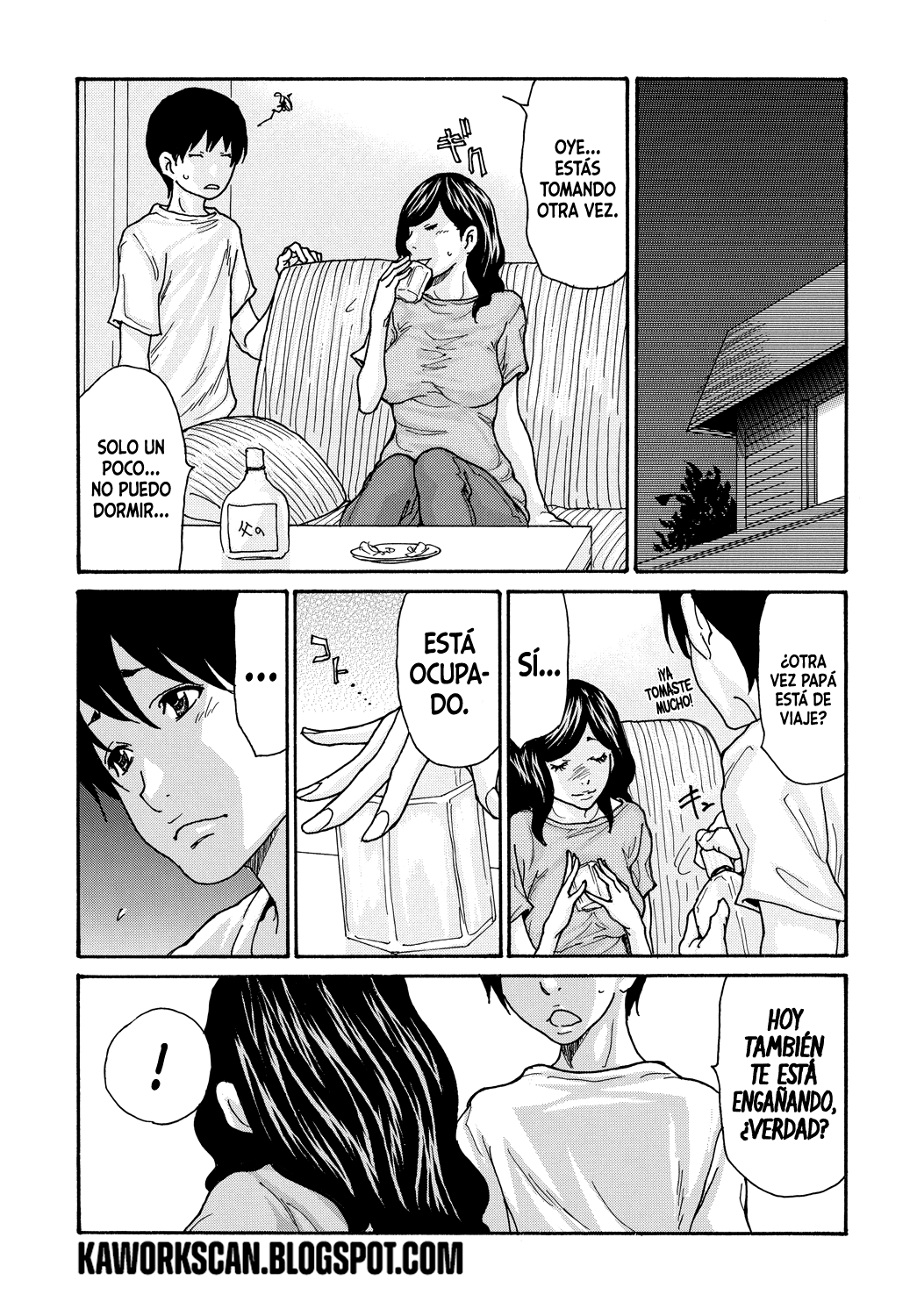 [Aoi Hitori] Kaasan no Yoigokochi  La borrachera de mamá (COMIC Magnum Vol. 148) [Spanish] [K.A. Works]