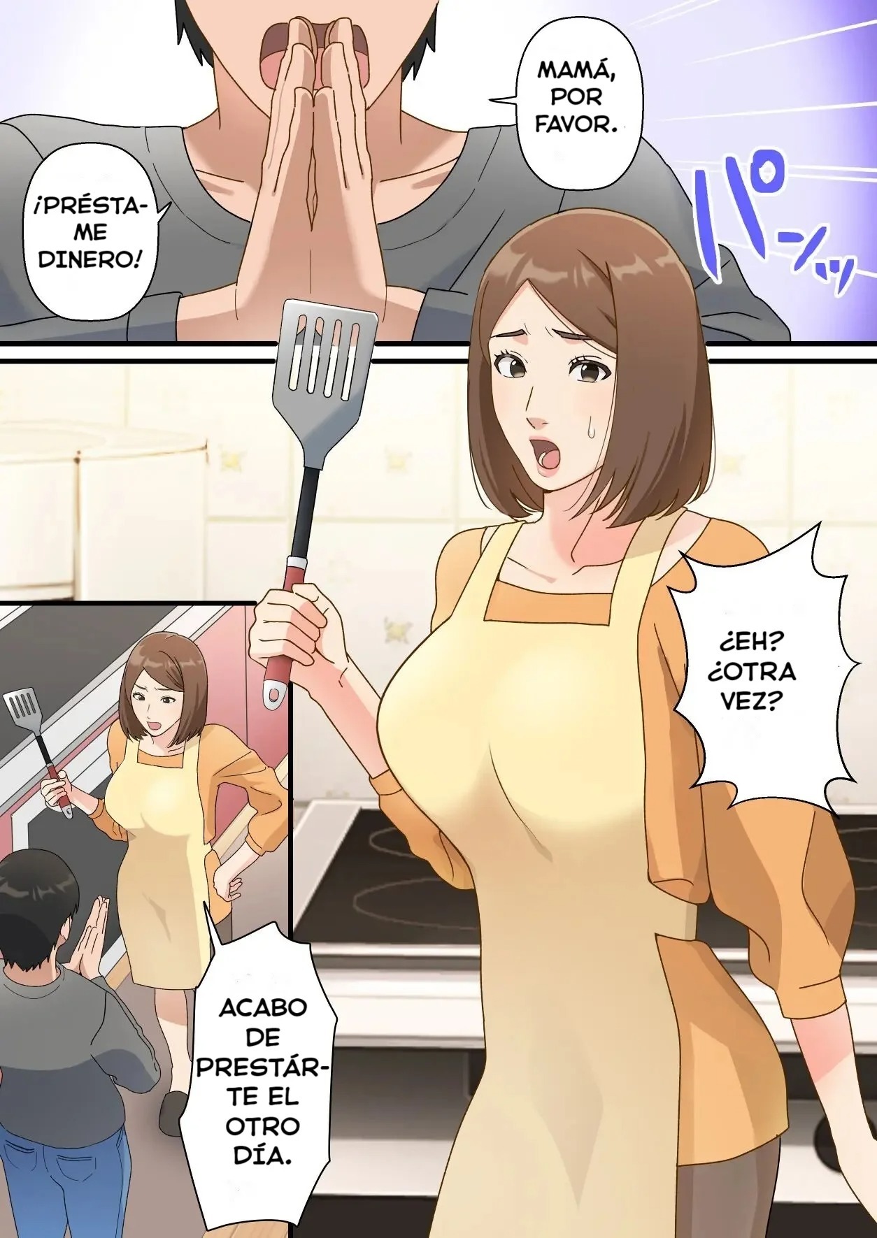 [Yuriko Club] Uchi no Musuko ga Uma sugite [Spanish] [WincestScans]