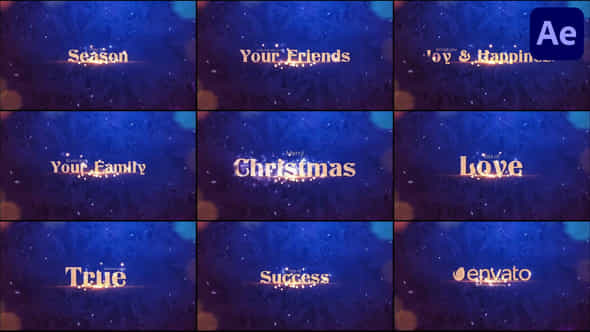 Christmas Wishes For After Effects - VideoHive 49224300