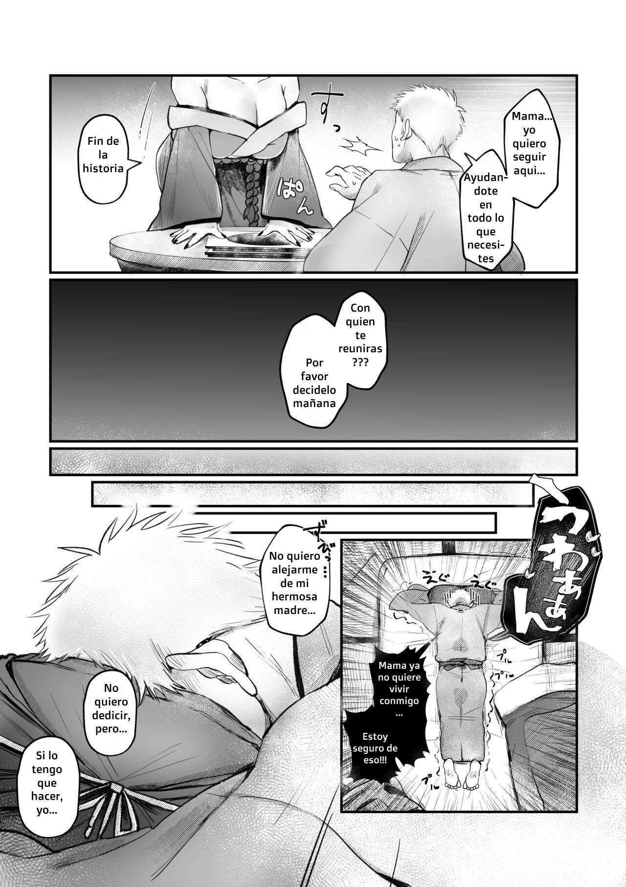 [Muchimuchioume (Muchiou)] Bakunyuu Muchimuchi Oni Mama, Mouja no Musuko to Honki Koubi. [Spanish] [Hta scan]