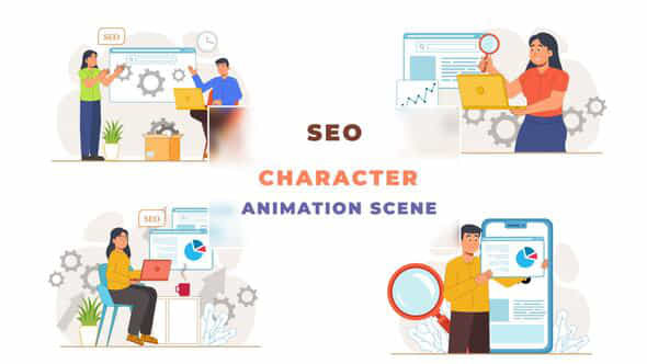 SEO Animation Scene - VideoHive 43070704