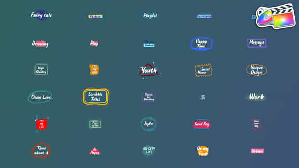 Scribble Titles for - VideoHive 38412926