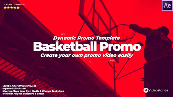 Percussion Basketball Team Promo Game Opener - VideoHive 36545303