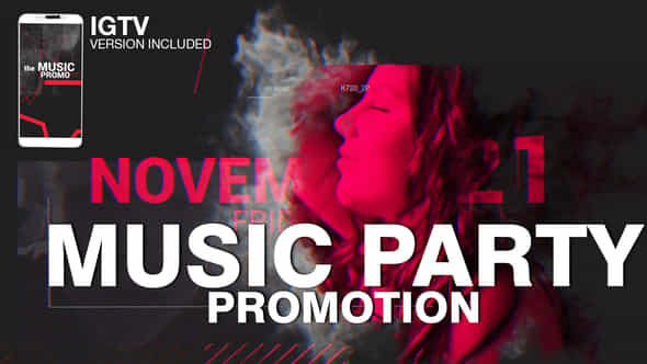 Music Party Invitation - VideoHive 25396045