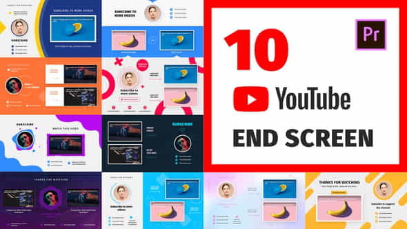 YouTube End ScreensCard - VideoHive 28147069