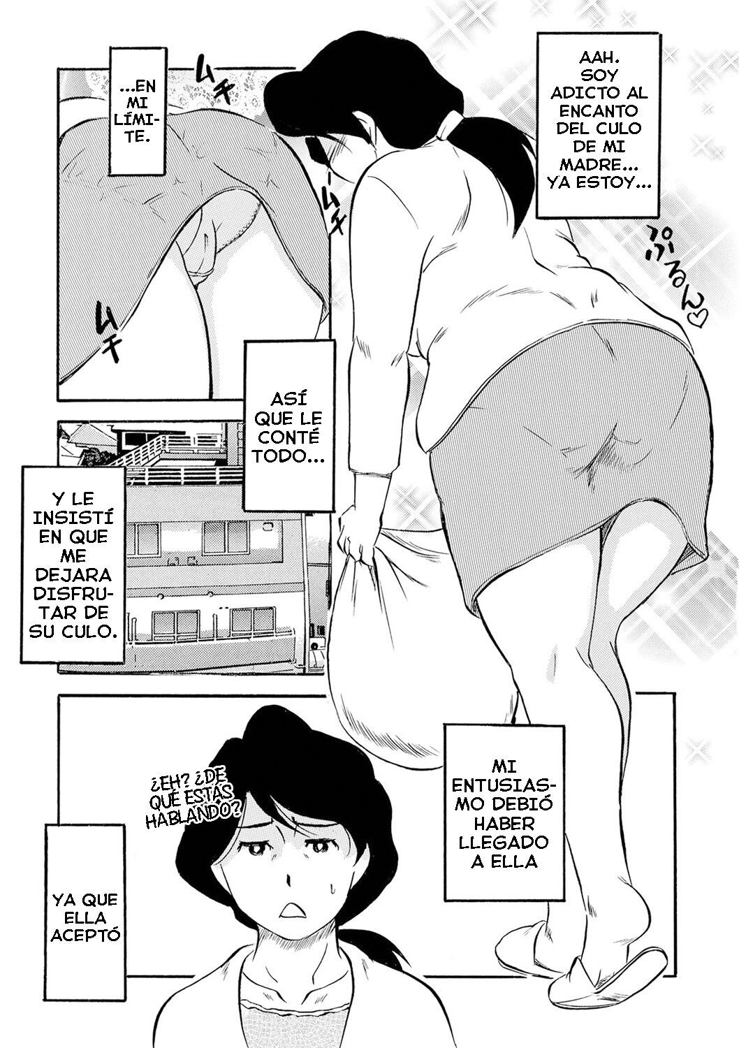 [Fujisawa Tatsurou] Haha Shiri ni Hamaru  Me Estoy Volviendo Adicto al Culo de mi Madre (WEB Ban COMIC Gekiyaba! Vol. 144) [Spanish] [J.C. Translations]
