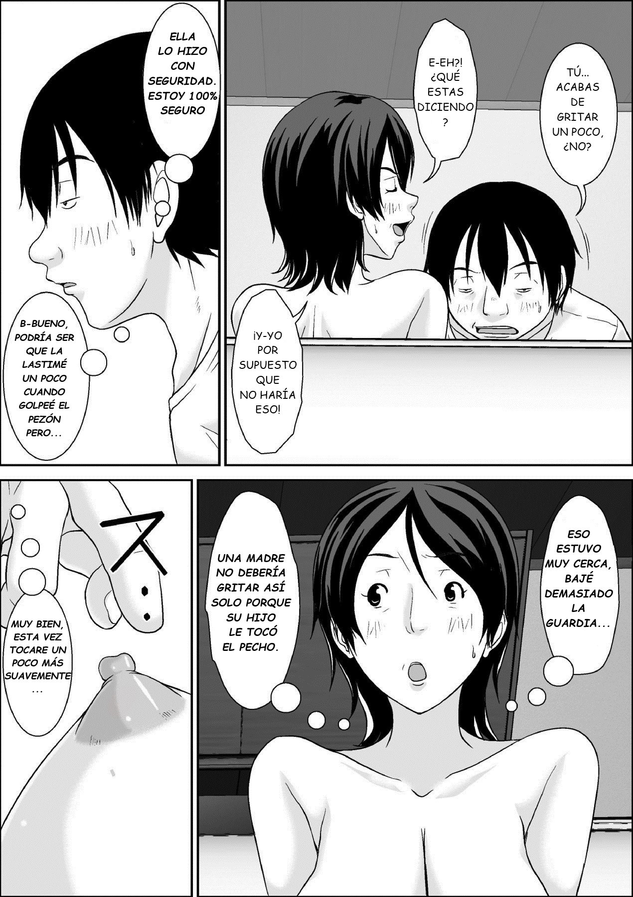 [Hoyoyodou] Kora! Anta Hahaoya o Kudoite Nani Shiyoutte Iu no!  ¡Oye! ¡¿Qué haces seduciendo a tu madre! [Spanish] [GB]