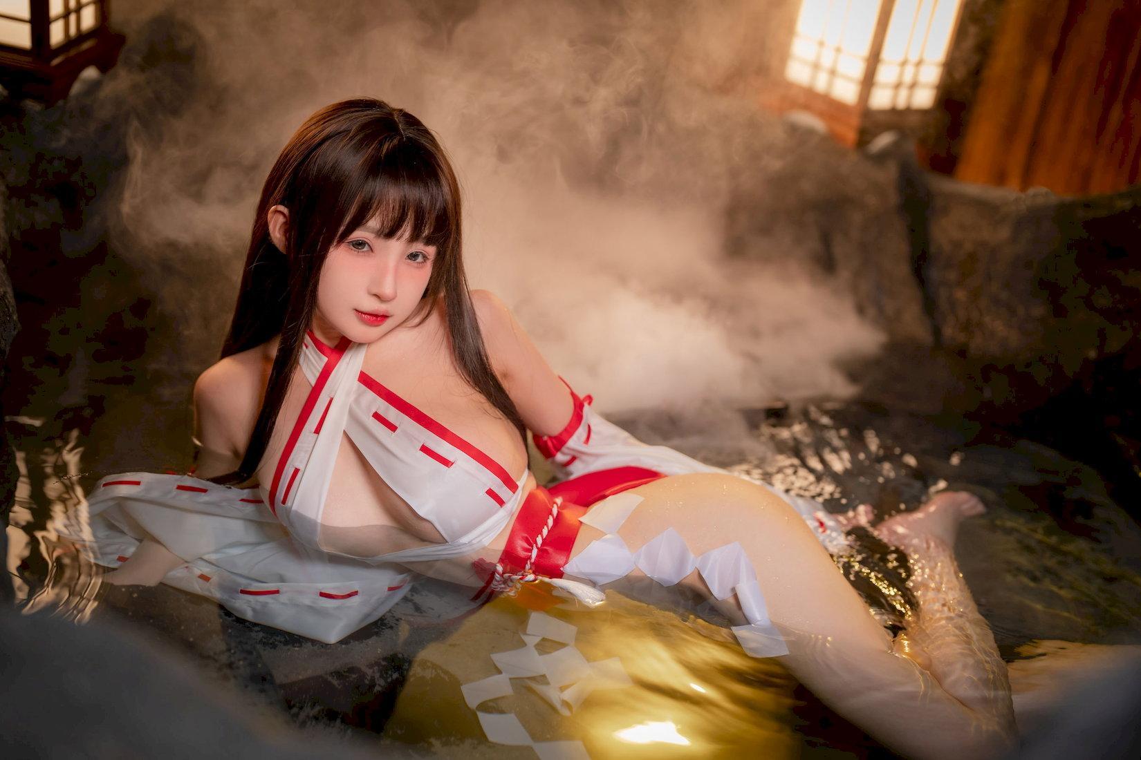 [福利女神cosplay] 桜井宁宁 - 纯洁巫女/61P(47)