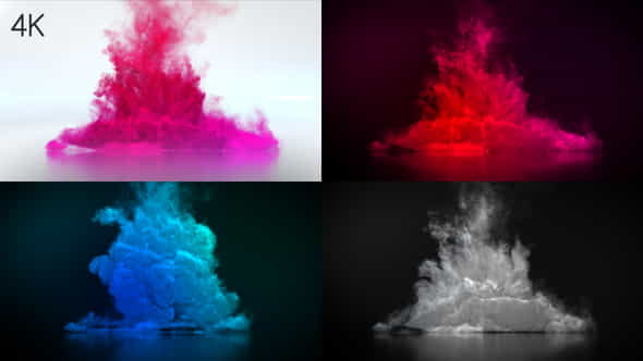 Color Smoke Logo Reveal 4 - VideoHive 23214188