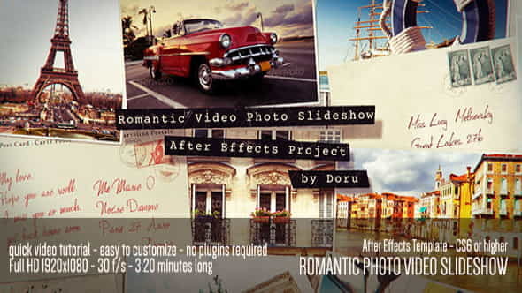 Romantic Photo Video Slideshow - VideoHive 11876116