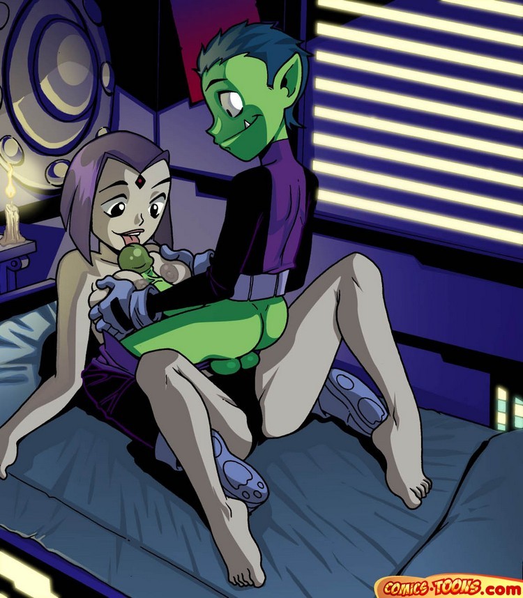 Raven & Beast Boy Sex - 3