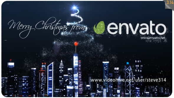 Christmas Over the City - VideoHive 19138497