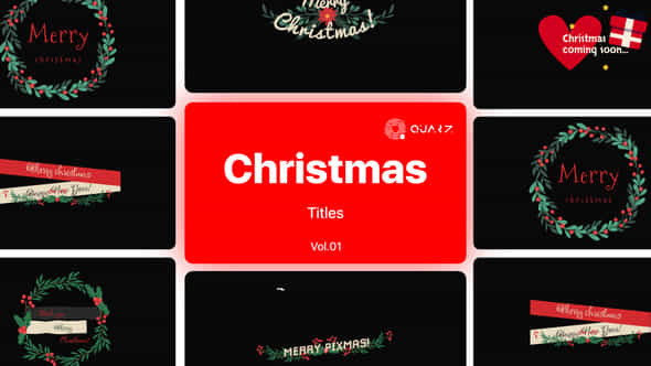 Christmas Titles Vol 01 - VideoHive 49468384