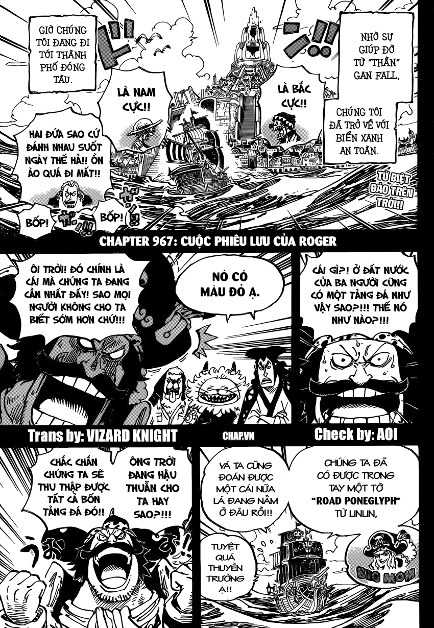 One Piece Chapter 0967 Cuộc Phieu Lưu Của Roger Diễn đan Truyện Tranh Chap Vn
