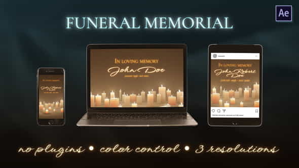 FUNERAL MEMORIAL - VideoHive 39104856
