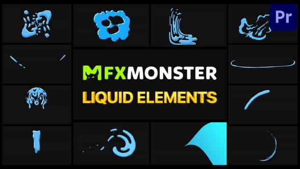 Liquid Elements | Premiere Pro - VideoHive 31710616