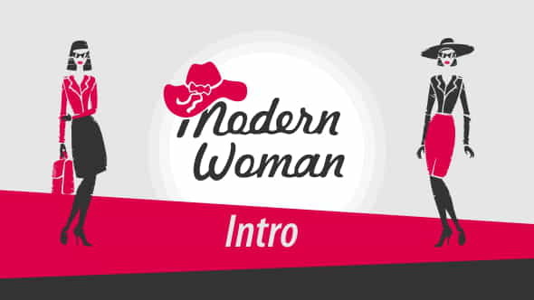 Modern Woman Intro - VideoHive 16693821