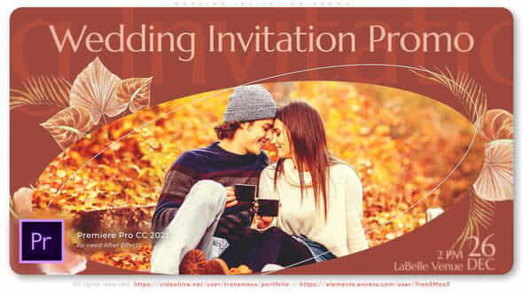 Wedding Invitation Promo - VideoHive 42249229