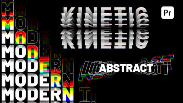 Modern Kinetic Titles - VideoHive 47630864