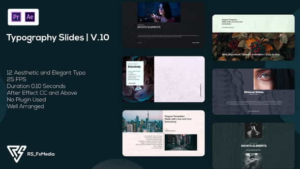 Typography Slides - Minimal Floor - VideoHive 34945012