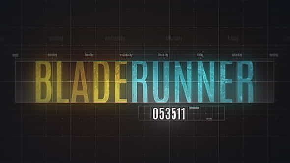 Blade Runner - VideoHive 20971584
