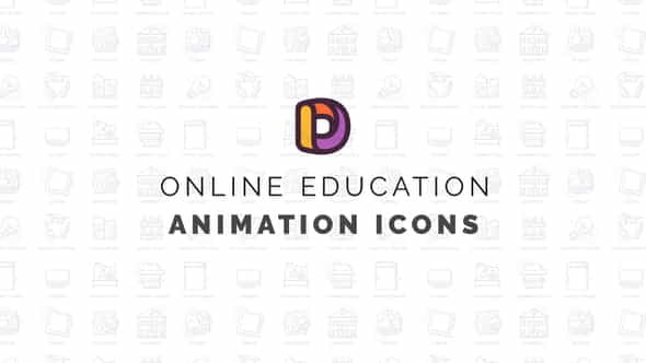 Online education - Animation Icons - VideoHive 34567840