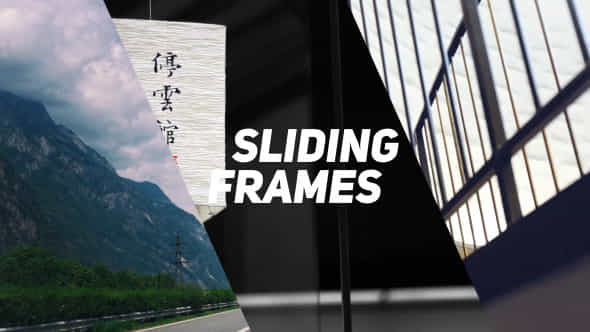 Sliding Frames Promo Opener 2 - VideoHive 10468823