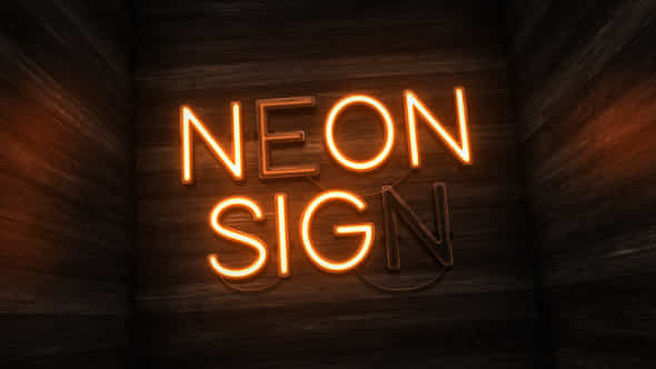 Neon Sign Titles - VideoHive 24531517