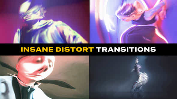Insane Distort Transitions After Effects - VideoHive 57973196