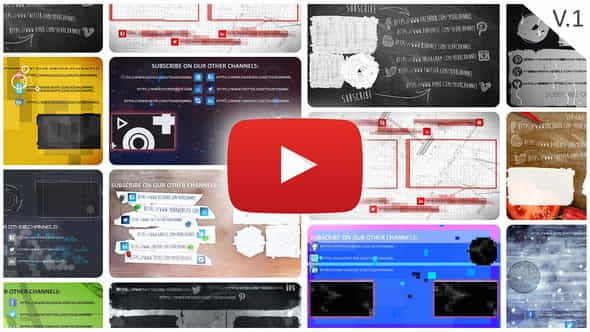 YouTube End Screens Builder - VideoHive 21560750